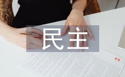 民主政治論文